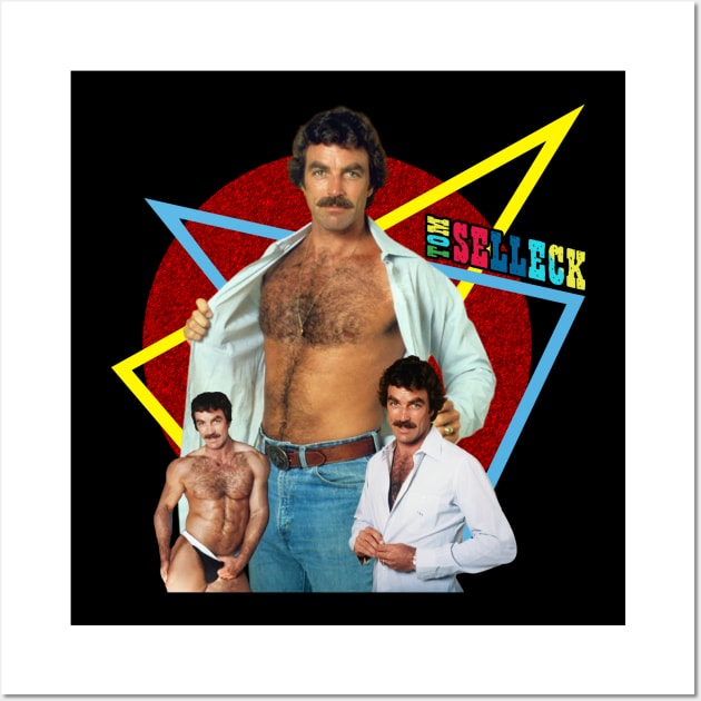 Dady Hot!!! Tom Selleck Wall Art by SIIMAG ARTS